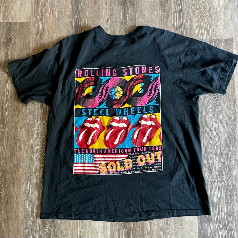 Vintage Rolling Stones 1989 Steel Wheels tour